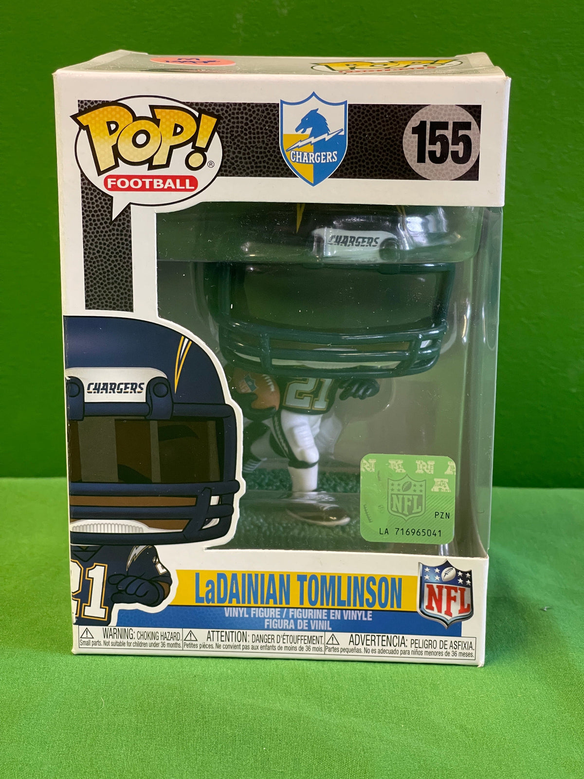 NFL Los Angeles Chargers LaDainian Tomlinson #21 Collectable Funko Pop NWT