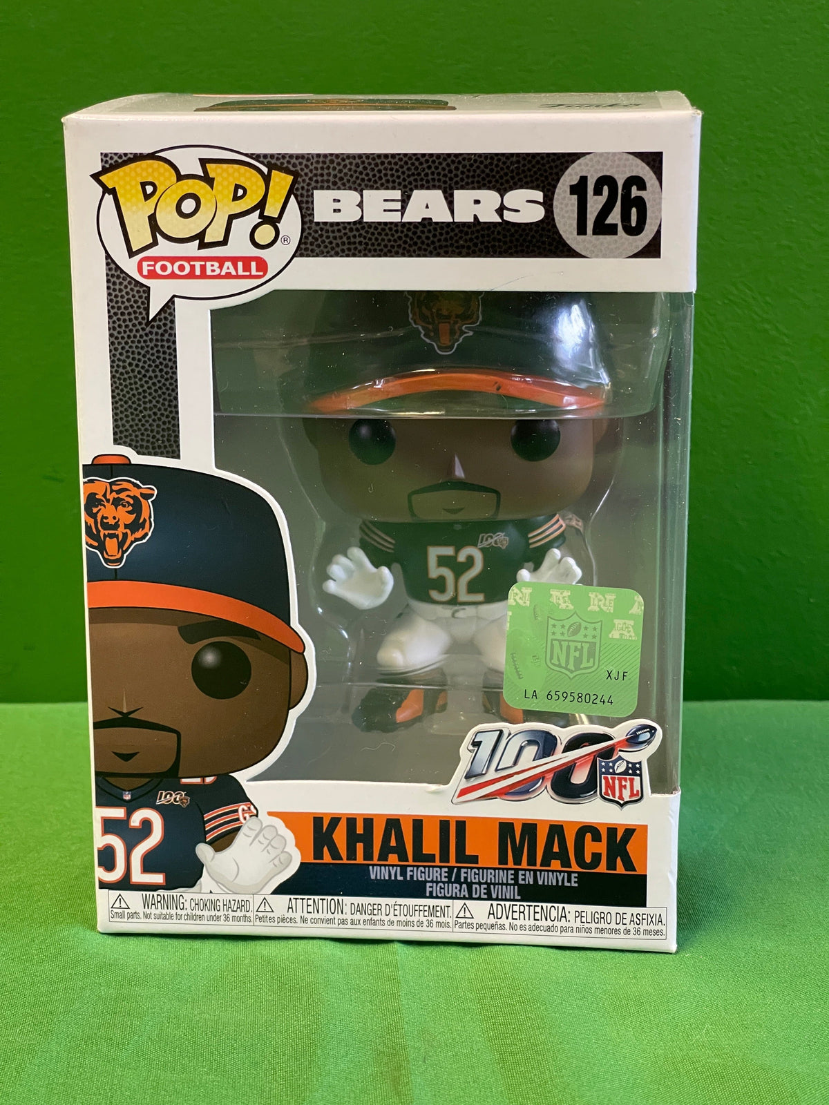 NFL Chicago Bears Khalil Mack #52 Collectable Funko Pop NWT