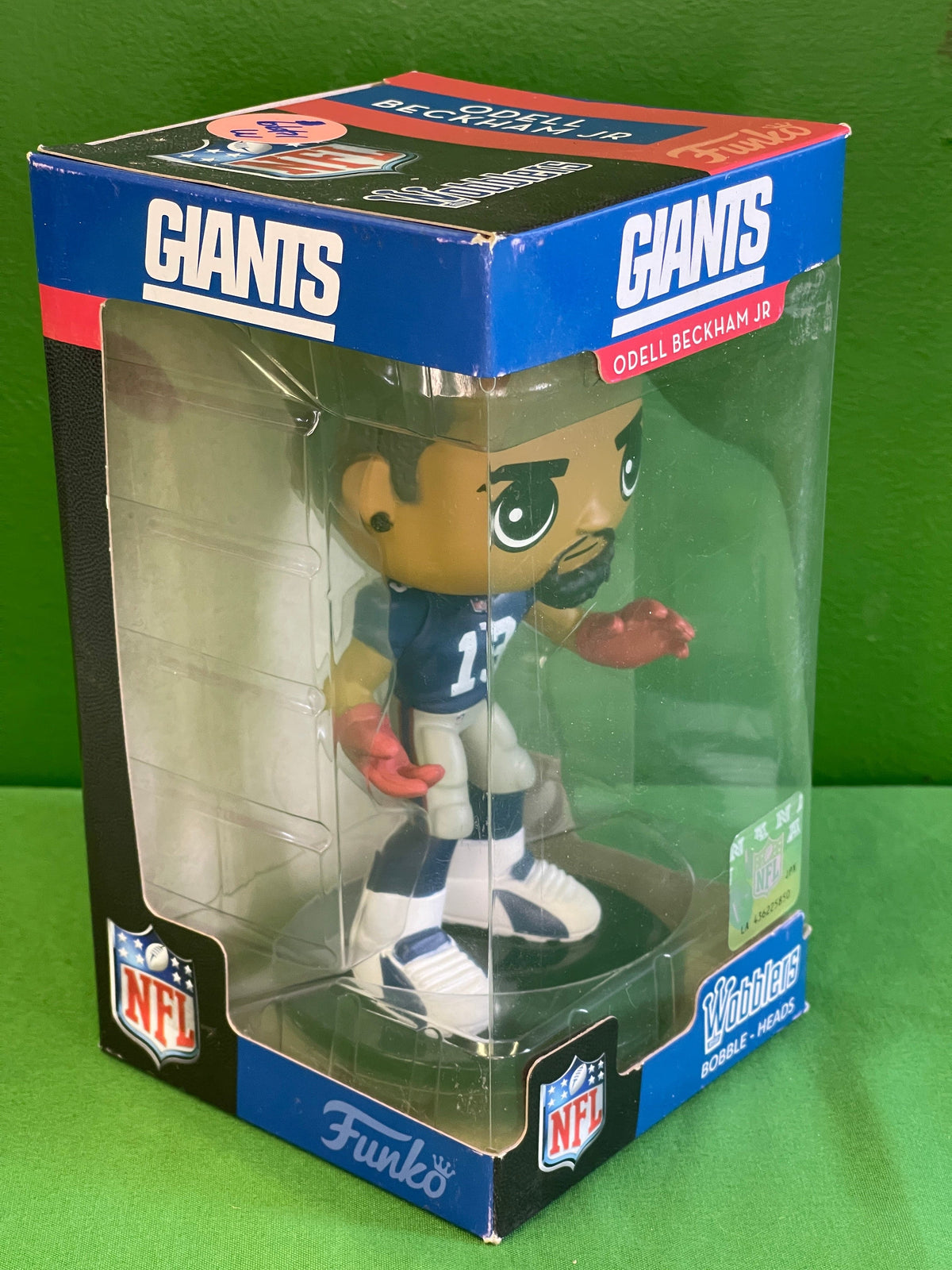 NFL New York Giants Odell Beckham Jr Collectable Funko Wobblers Bobblehead NWT
