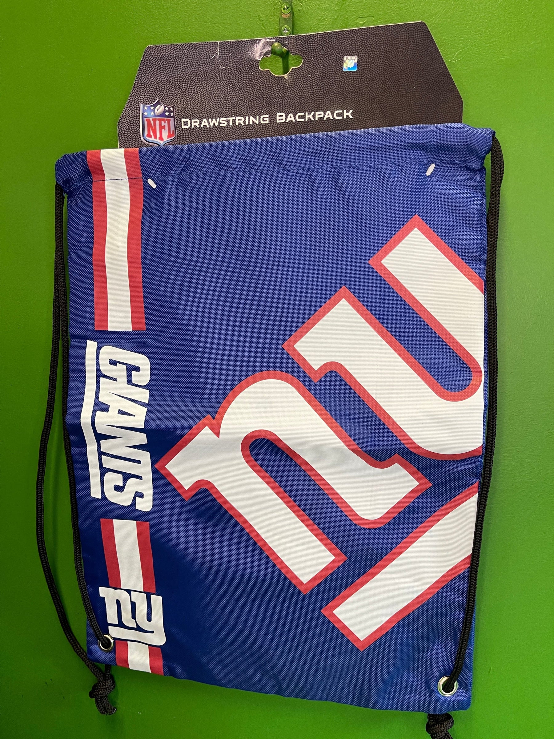 NFL New York Giants Bold Drawstring Backpack NWT