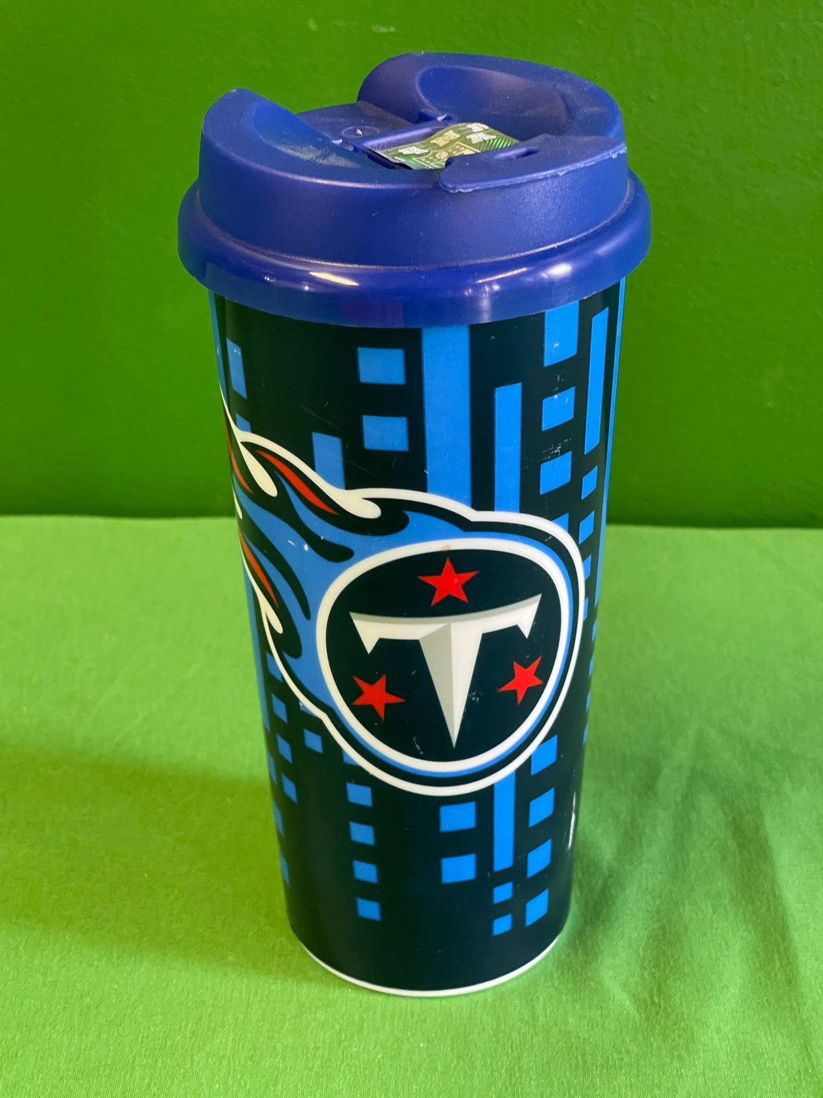 NFL Tennessee Titans 16 oz Double Wall Plastic Travel Cup NWT