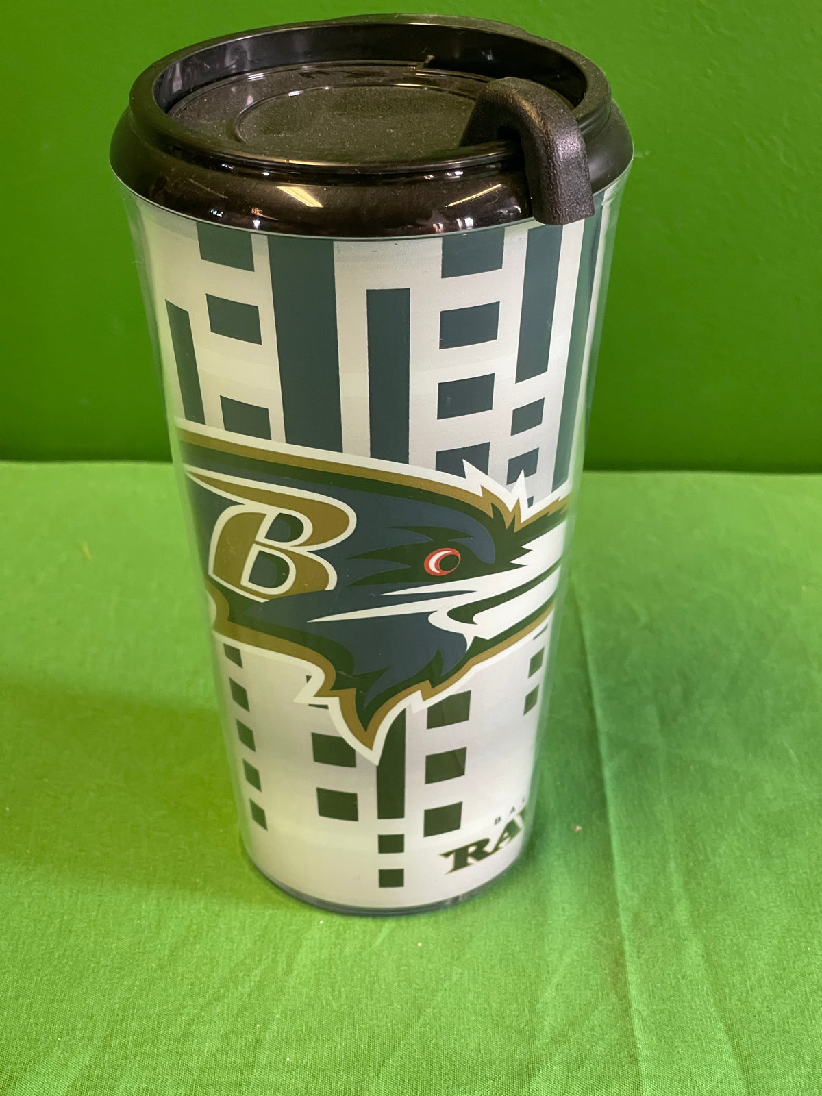 NFL Baltimore Ravens 16 oz Double Wall Acrylic Travel Cup NWT