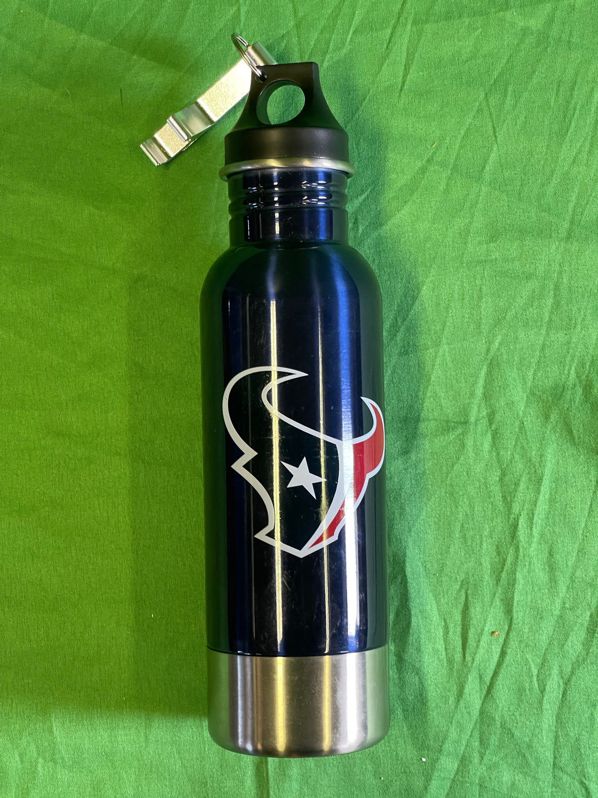 NFL Houston Texans Metal Bottle Chiller w/Opener NWOT