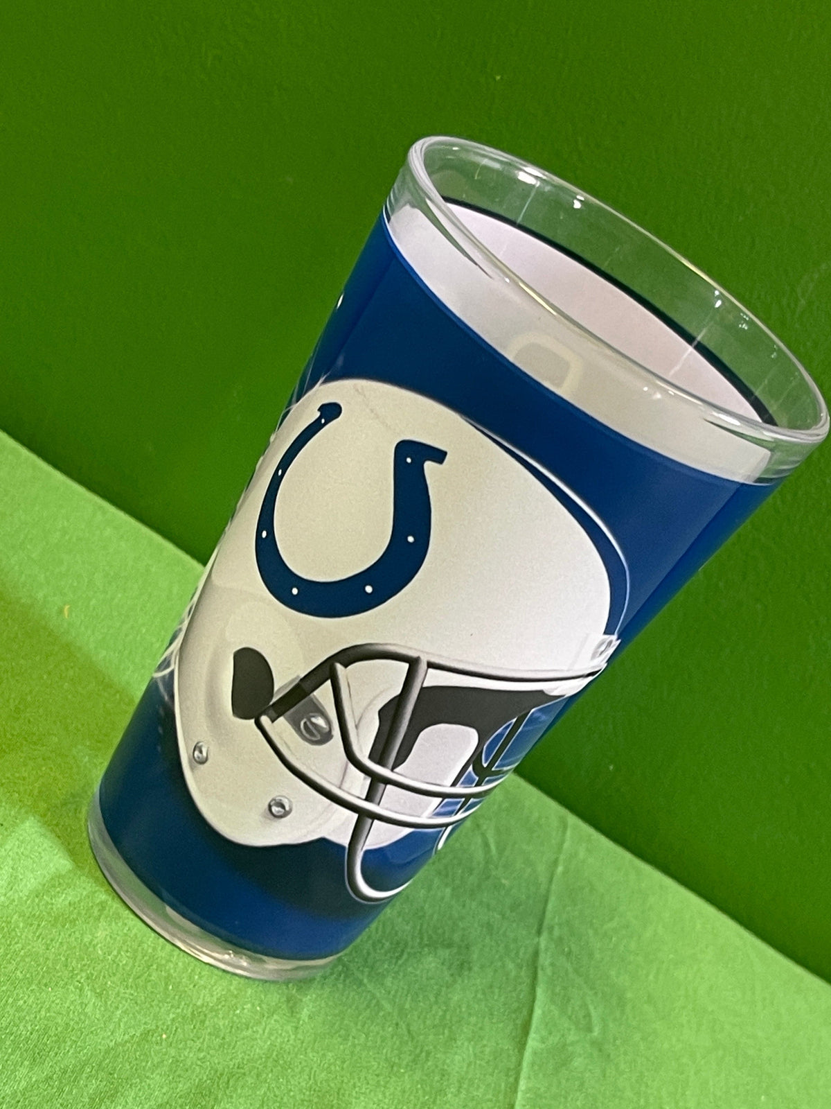 NFL Indianapolis Colts Licensed 16 oz Pint Glass/Tumbler NWT