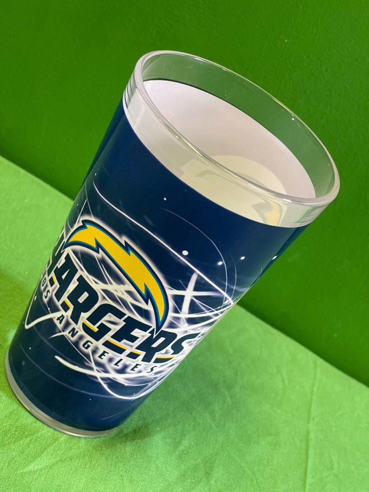 NFL Los Angeles Chargers Licensed 16 oz Pint Glass/Tumbler NWT