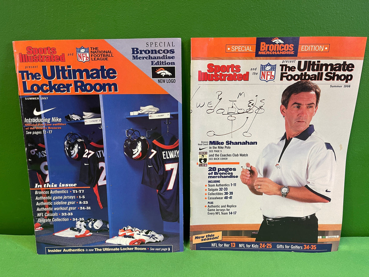 NFL Denver Broncos Vintage 1996-97 "Locker Room" Football Catalogues/Magazines