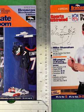 NFL Denver Broncos Vintage 1996-97 "Locker Room" Football Catalogues/Magazines