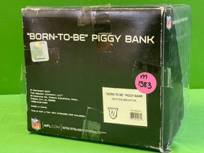 NFL Denver Broncos "Born to Be a Fan" Piggy Bank/Money Box NWT