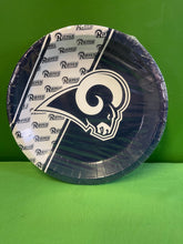 NFL Los Angeles Rams Set of 8 9.75" Disposable Party Paper Plates NWT