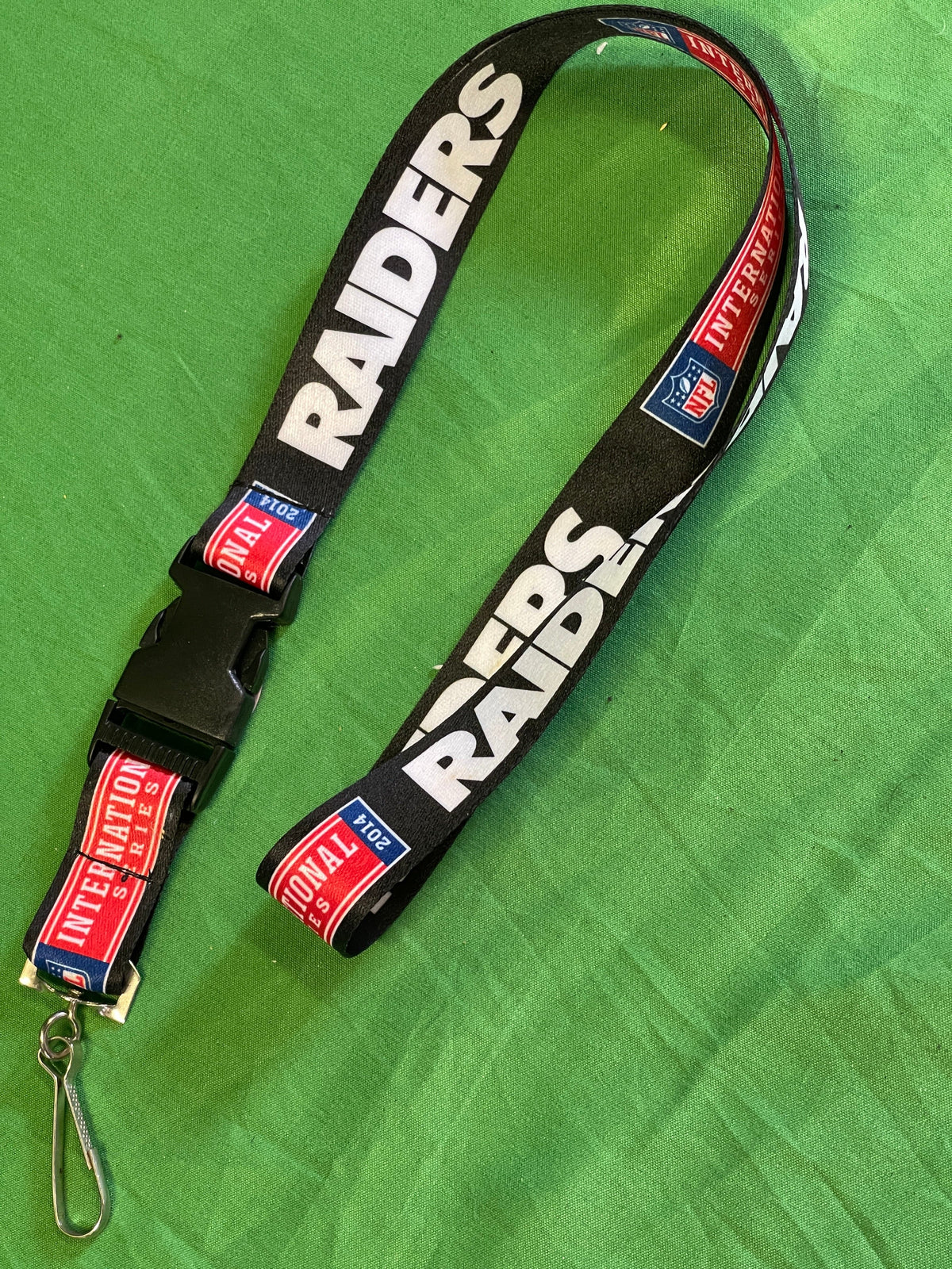 NFL Las Vegas Raiders 2014 International Series Lanyard