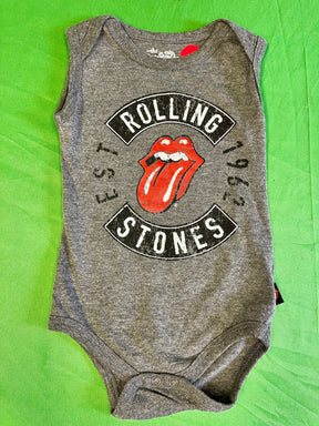 The Rolling Stones Distress Sleeveless Bodysuit/Vest Infant Baby 6-9 Months