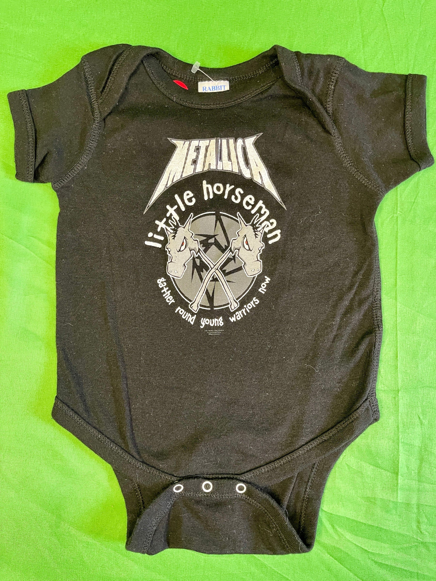 Metallica "Little Horsemen" Bodysuit/Vest Infant Toddler 18 Months