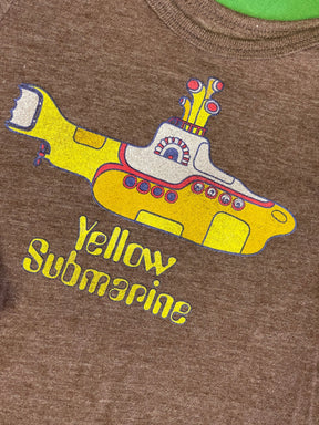 The Beatles "Yellow Submarine" Layered Look L/S Bodysuit/Vest 6-12 Months