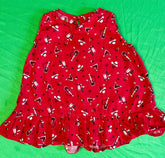 Western Print Red Sleeveless Dress Infant Baby 6 Months