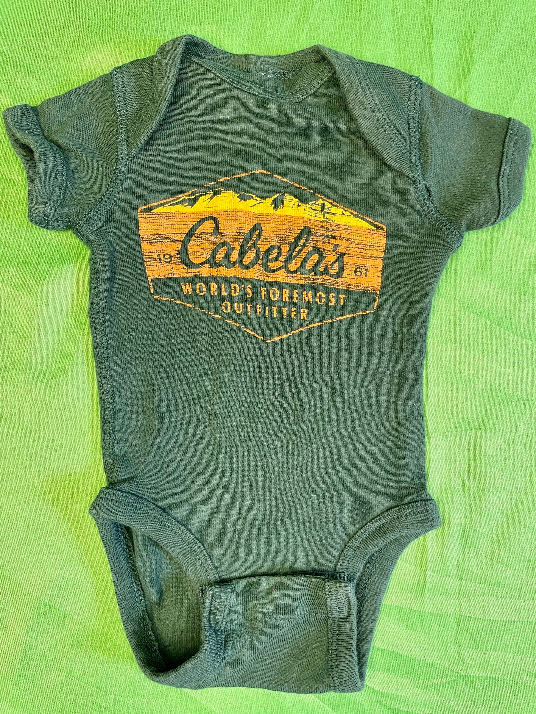 Cabela's "World's Foremost Outfitter" Bodysuit/Vest Infant Newborn