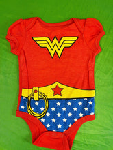 DC Sparkly Wonder Woman Costume Bodysuit/Vest Infant Baby 3-6 Months