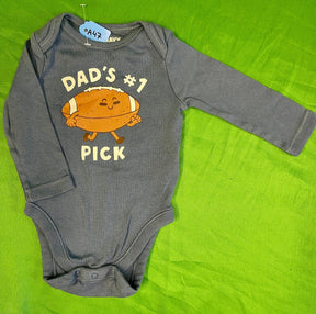 American Football Old Navy "Dad's #1 Draft Pick" L/S Bodysuit/Vest 0-3 Months