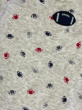 American Football Patterned Bodysuit/Vest Infant Baby 3 Months