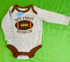 American Football "My First Season" L/S Bodysuit/Vest Infant Baby 3 Months