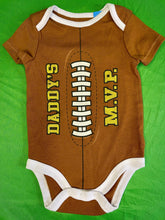 American Football "Daddy's MVP" Sparkly Bodysuit/Vest Infant Baby 3-6 Months