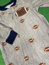 American Football Pattern Fleece L/S Footed Sleepuit Infant Toddler 12 Months