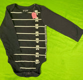 American Football Field Design L/S Bodysuit/Vest Infant Toddler 12-18 Months