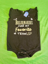 NCAA Purdue Boilermakers Spellout Sleeveless Bodysuit/Vest 3-6 Months