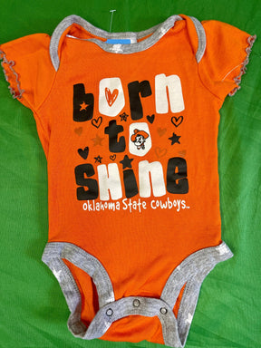 NCAA Oklahoma State Cowboys "Born to Shine" Bodysuit/Vest 3-6 Months