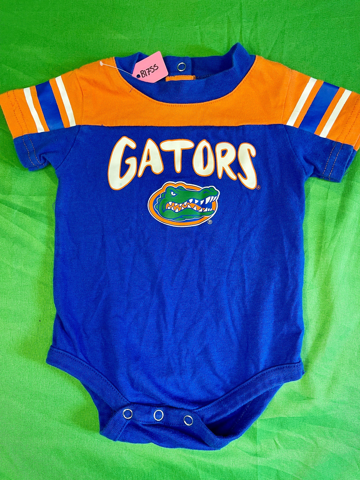 NCAA Florida Gators Colourblock Play Outfit/Romper Infant Baby 3-6 Months