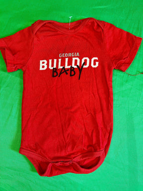 NCAA Georgia Bulldogs 100% Cotton Bodysuit/Vest Infant Baby 3-6 Months