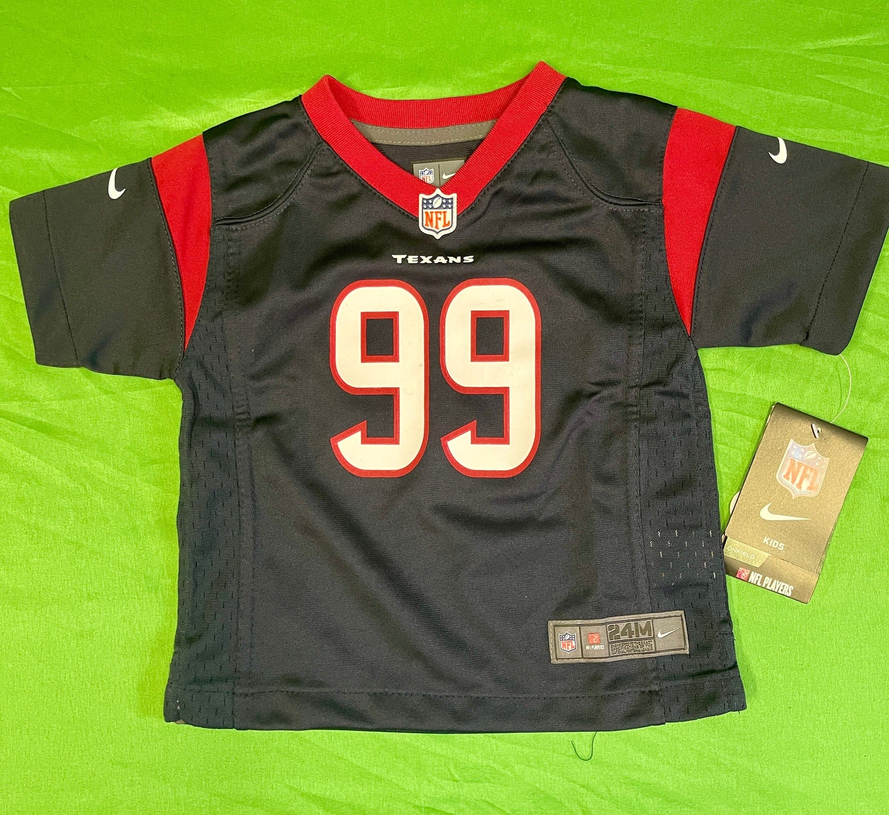 NFL Houston Texans JJ Watt #99 Game Jersey 24 Months NWT