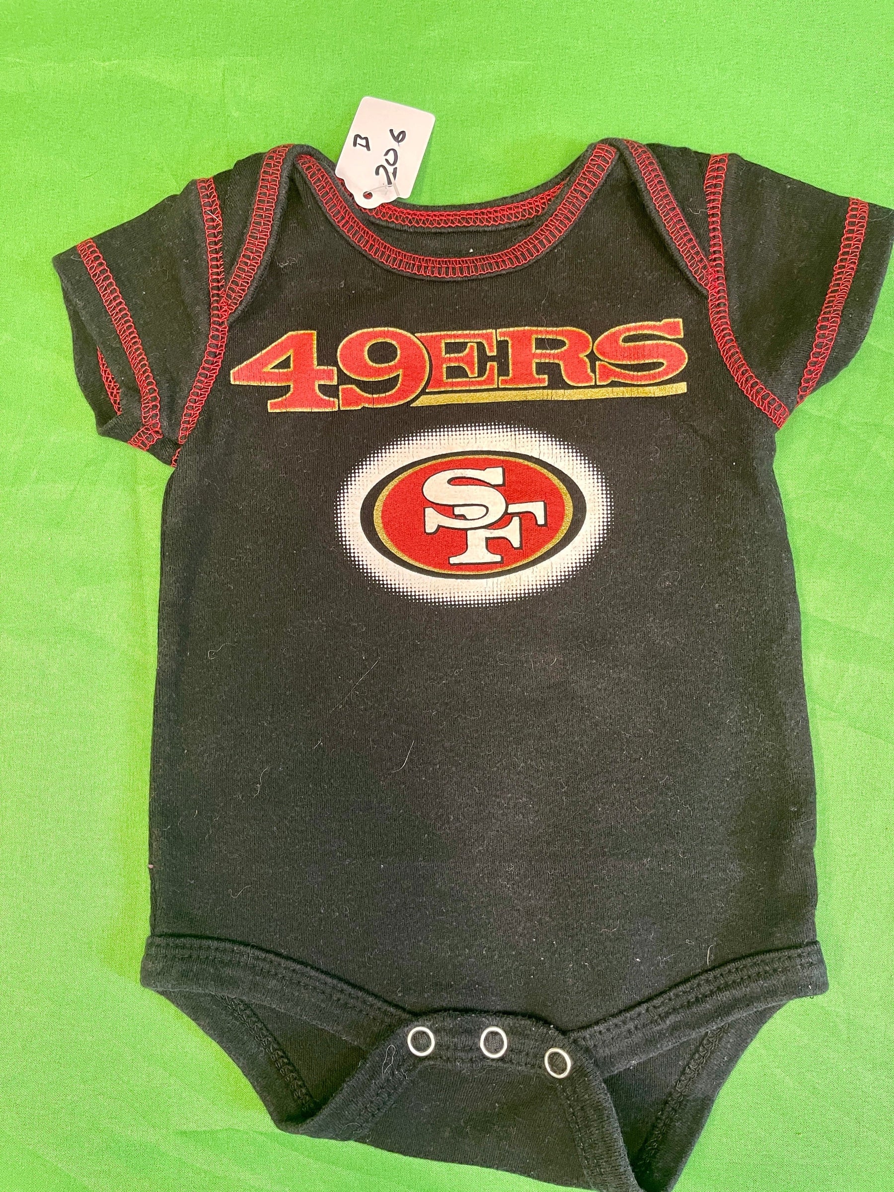 NFL San Francisco 49ers Bodysuit/Vest Infant Baby 0-3 Months