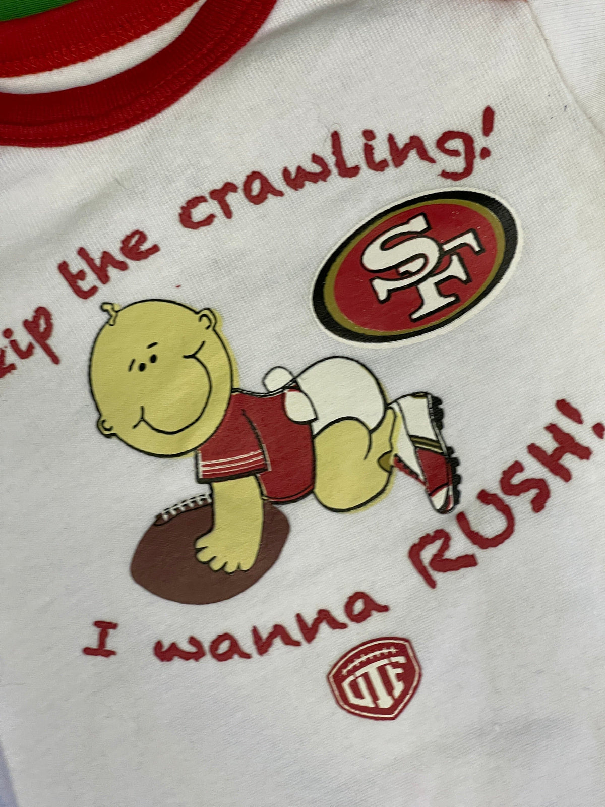 NFL San Francisco 49ers Bodysuit/Vest Infant Baby 6 Months