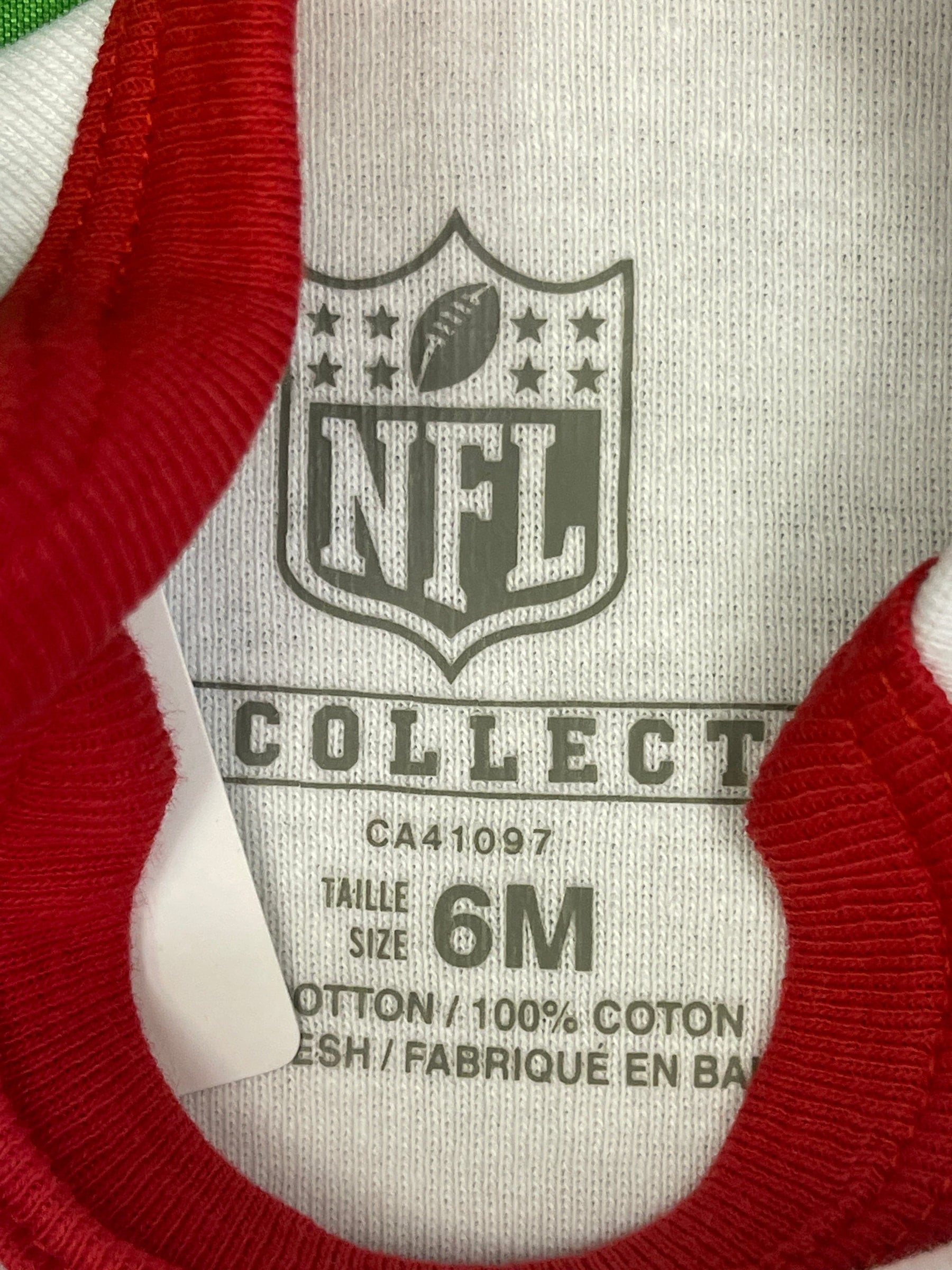 NFL San Francisco 49ers Bodysuit/Vest Infant Baby 6 Months