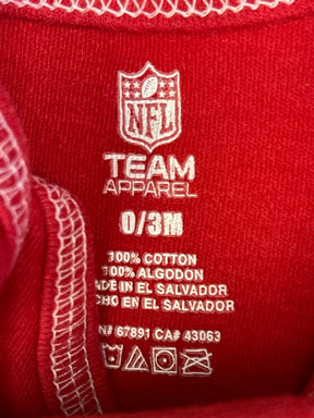 NFL San Francisco 49ers Red Bodysuit/Vest Infant Baby 0-3 Months