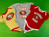 NFL San Francisco 49ers Set of 3 Bodysuits/Vests 3-6 Months