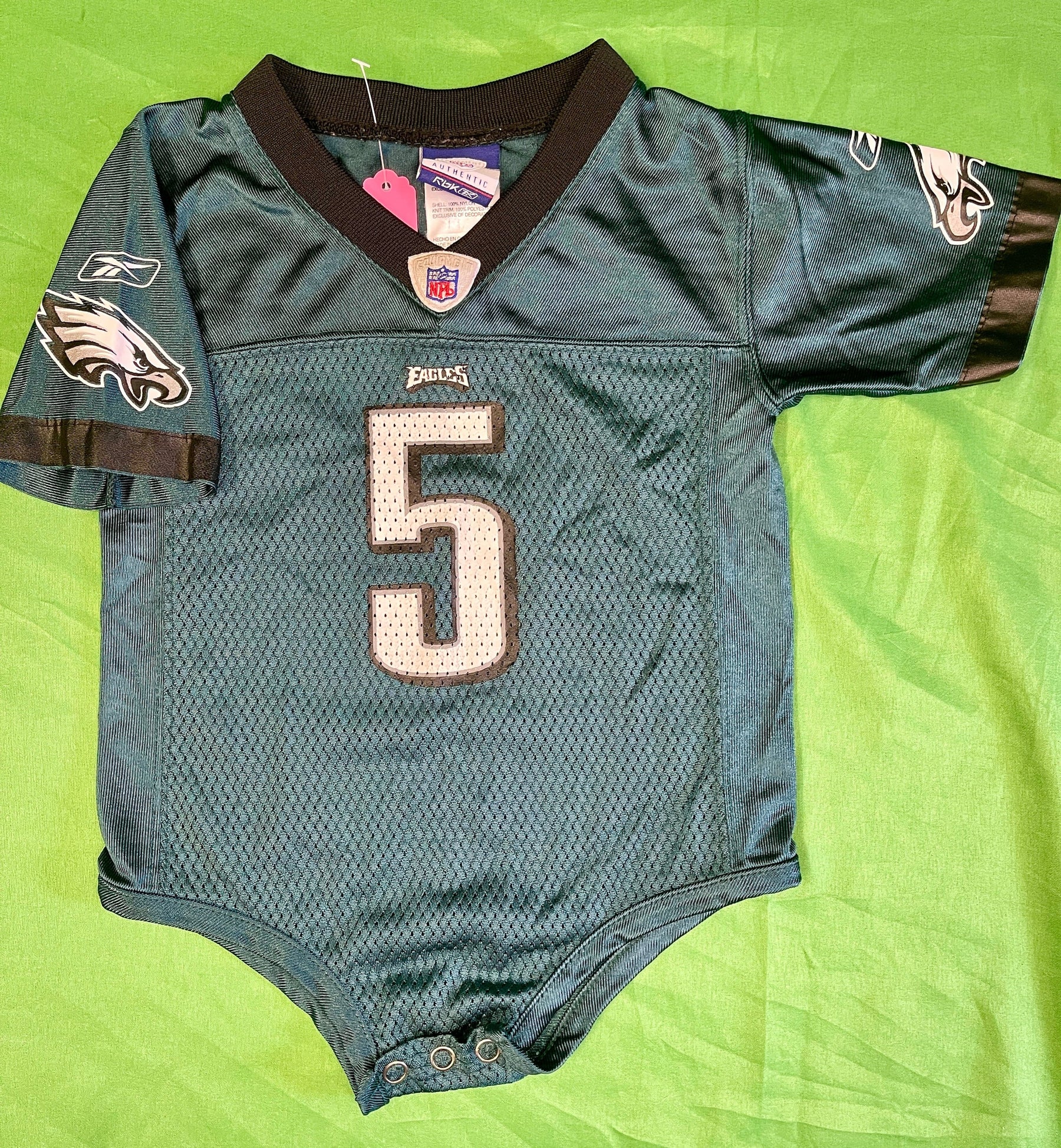 NFL Philadelphia Eagles Donovan McNabb #5 Jersey-Style Bodysuit/Vest 18 Months