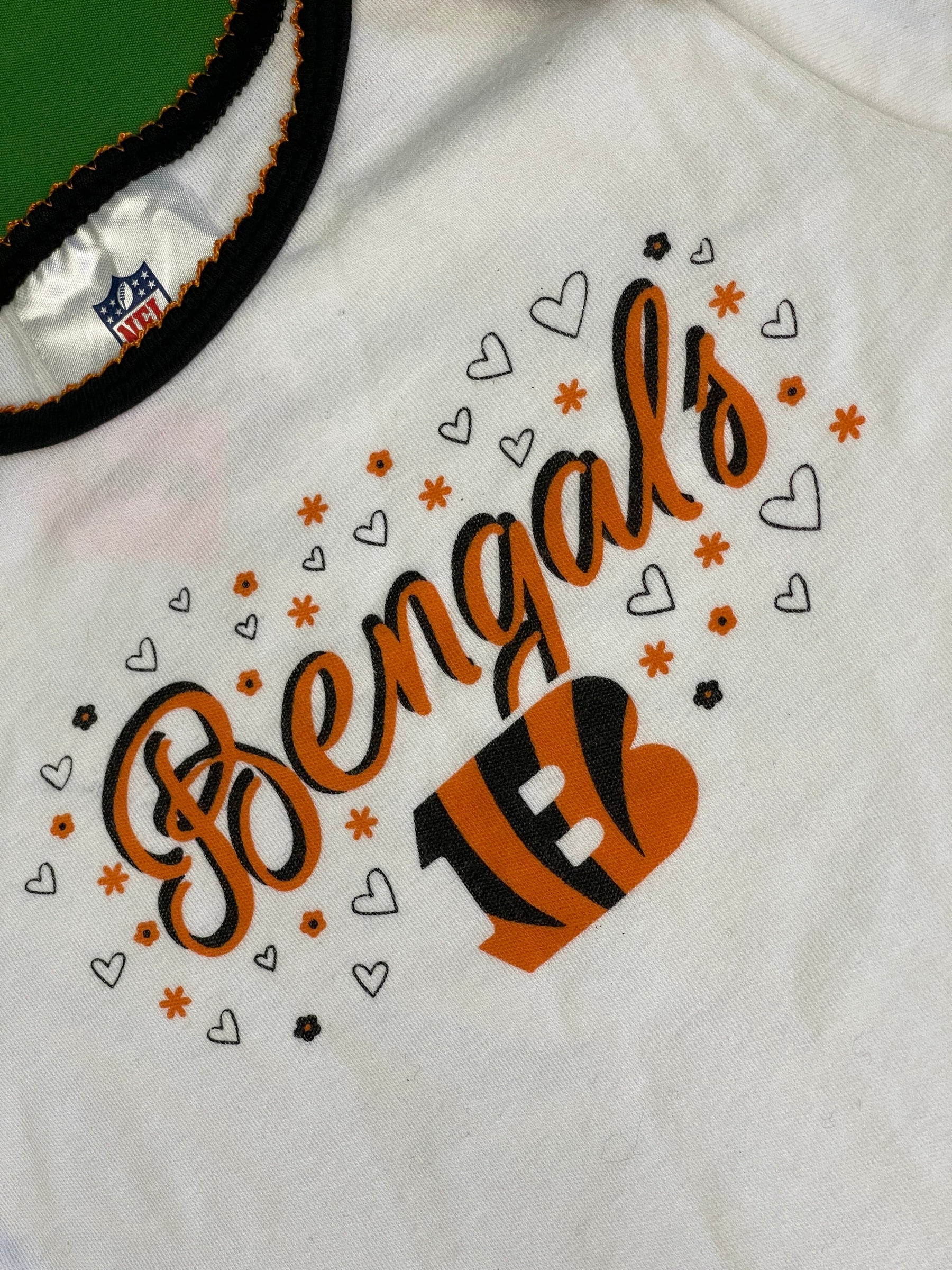 NFL Cincinnati Bengals Girly Bodysuit/Vest Infant Toddler 18 Months