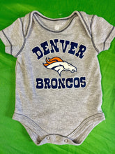 NFL Denver Broncos Heathered Grey Bodysuit/Vest Infant Baby 0-3 Months