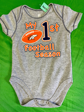 NFL Denver Broncos "1st Football Season" Bodysuit/Vest Infant Baby 3-6 Months