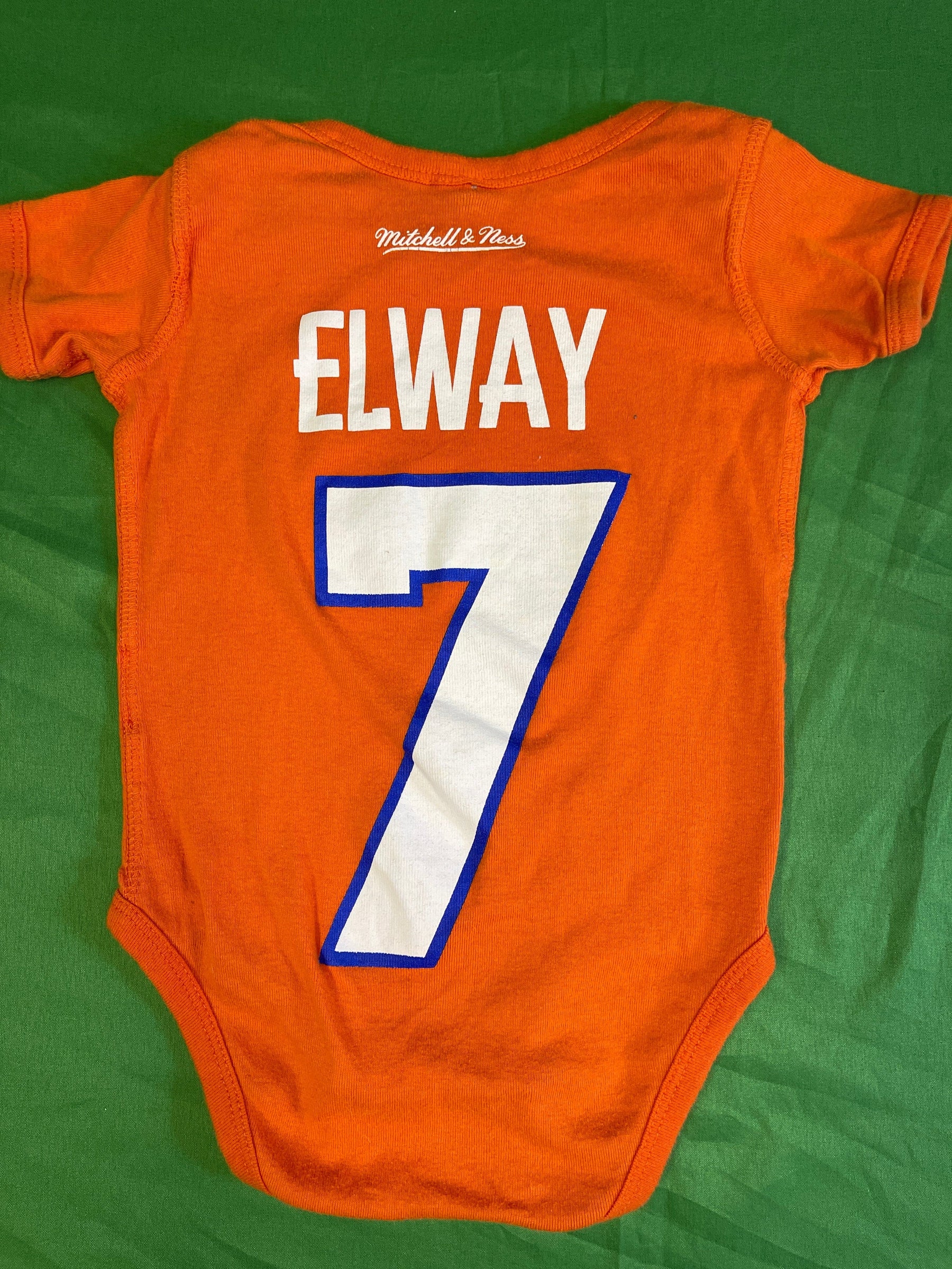 NFL Denver Broncos Mitchell & Ness Vintage John Elway #7 Bodysuit/Vest 12 Months