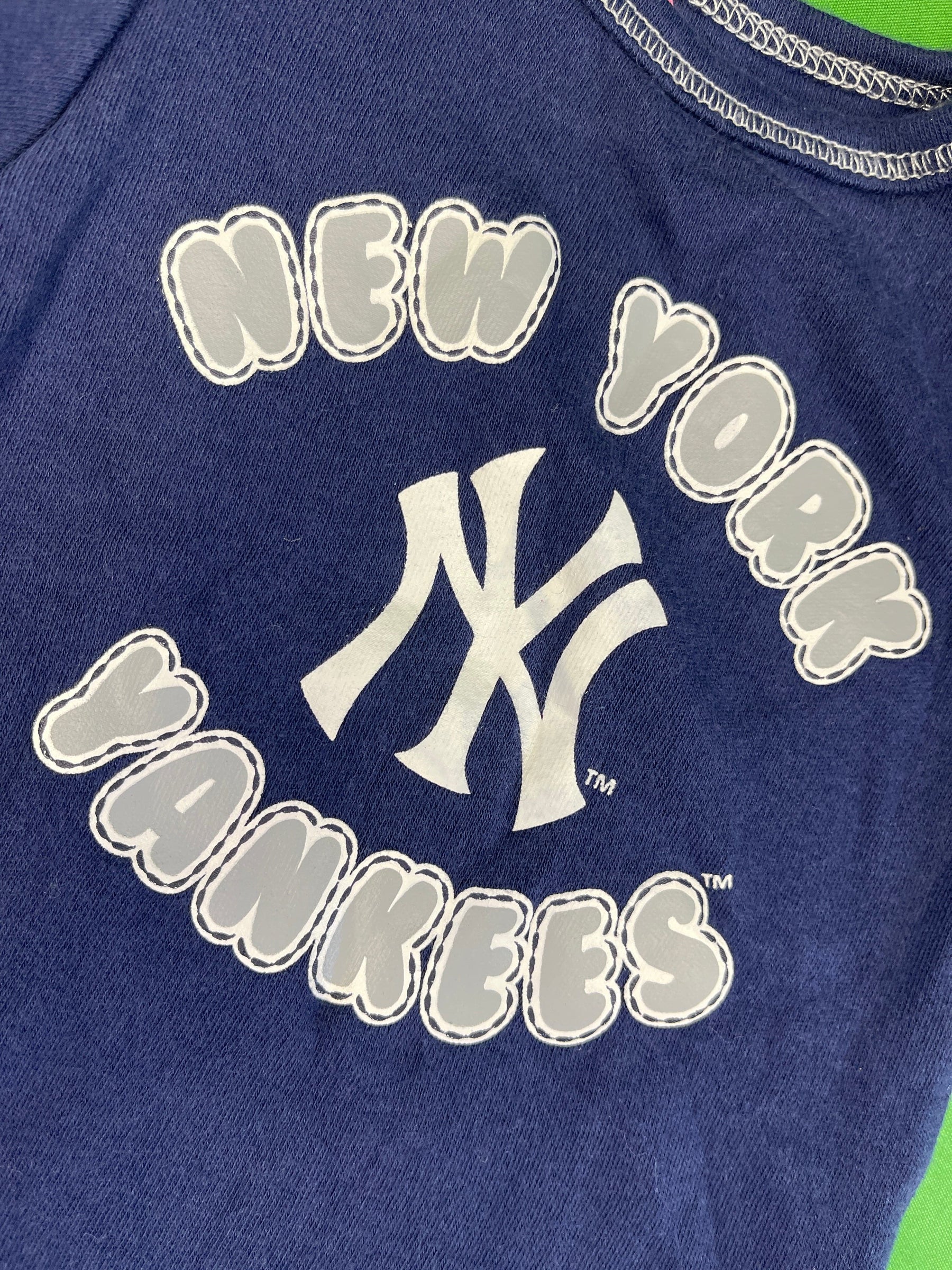 MLB New York Yankees 100% Cotton Bodysuit/Vest Infant Newborn