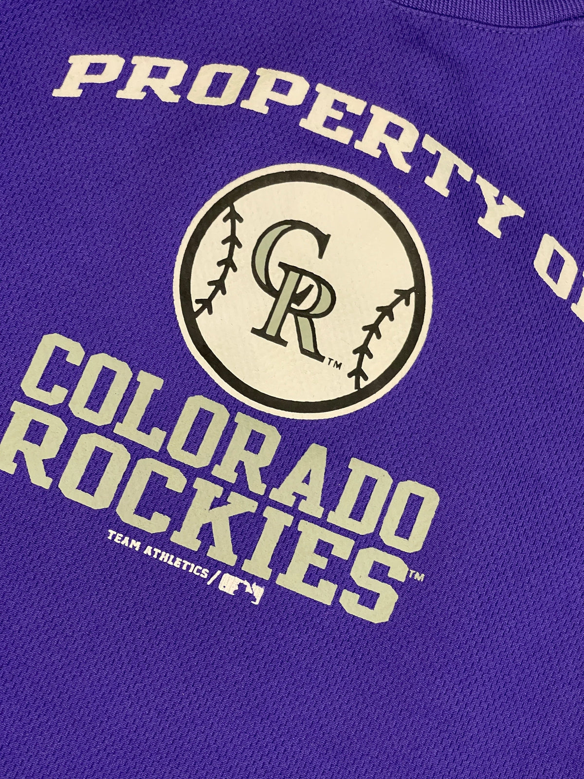 MLB Colorado Rockies Jersey-Style Bodysuit/Vest Infant Baby 6-9 Months