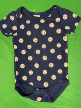 Baseball Print 100% Cotton Bodysuit/Vest Infant Baby 3-6 Months