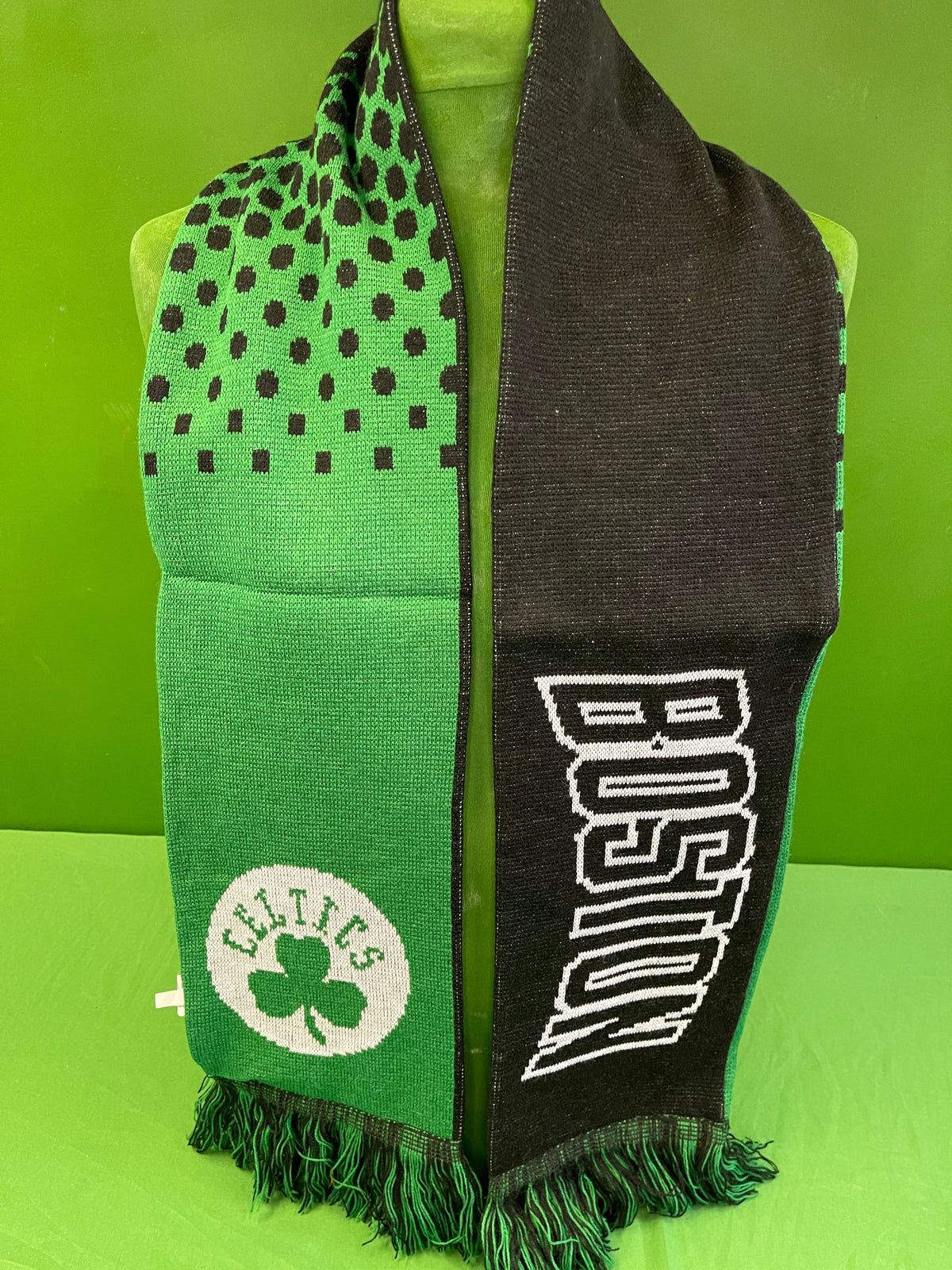NBA Boston Celtics FOCO Fade Design Acrylic Scarf NWT