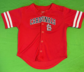 MLB St. Louis Cardinals Button-Up Baseball Jersey Youth X-Small 4T
