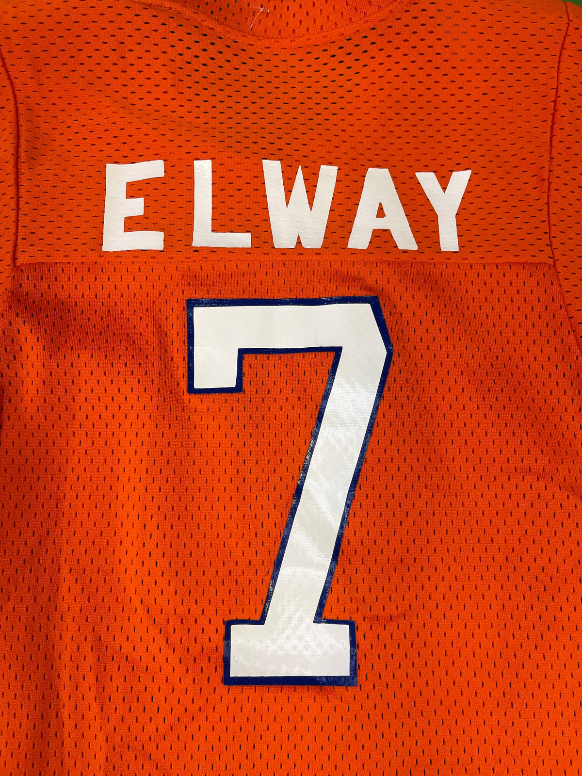 NFL Denver Broncos John Elway #7 Sand Knit Vintage Jersey Youth Medium/Large