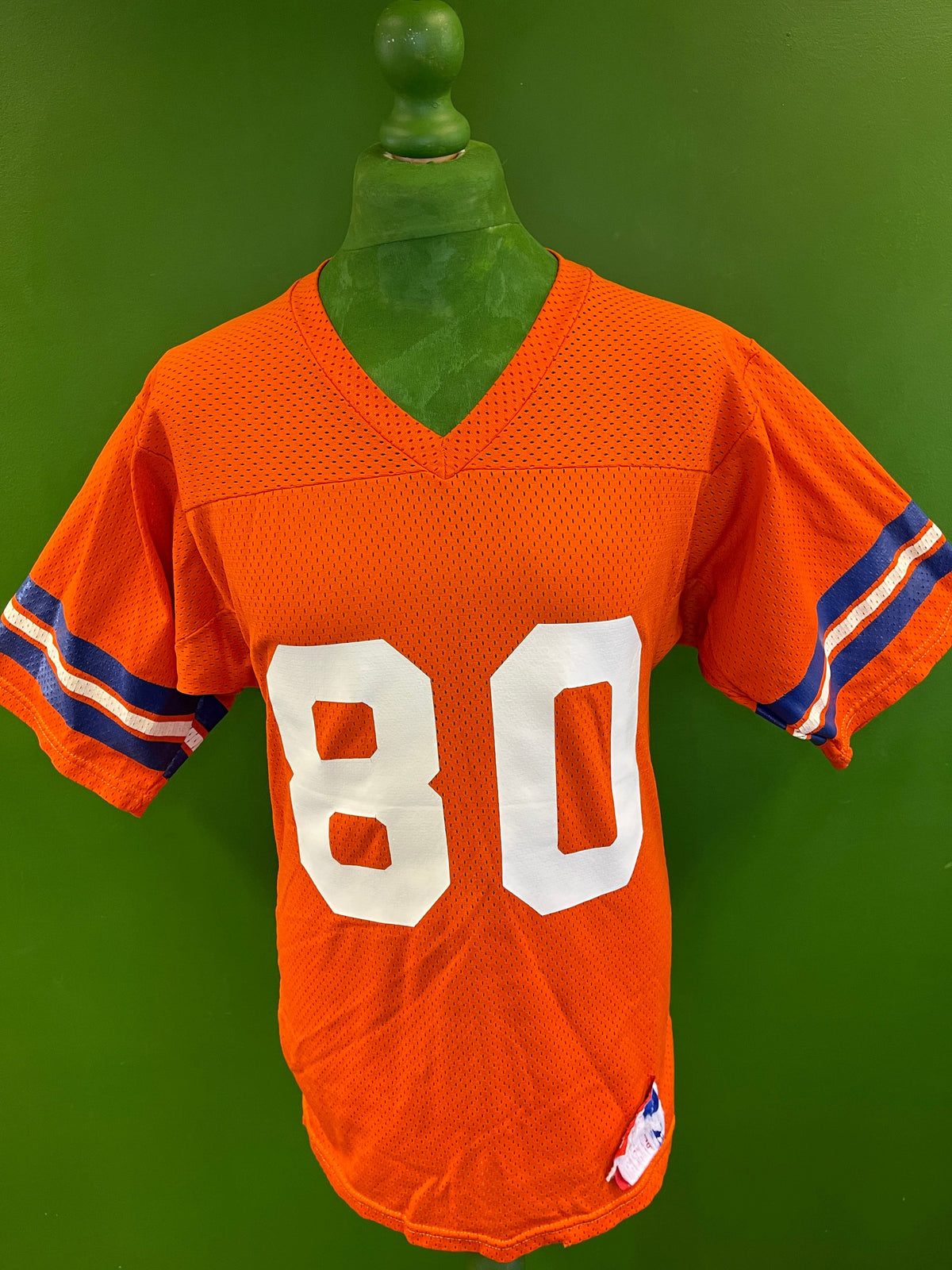 NFL Denver Broncos #80 Rawlings Vintage 1980s Nylon Jersey Men's Small