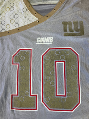 NFL New York Giants Eli Manning #10 Silver/Gold Jersey Women's 2X-Large NWT