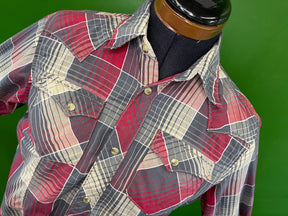 Wrangler Western Red & Grey Checked Shirt Youth Large